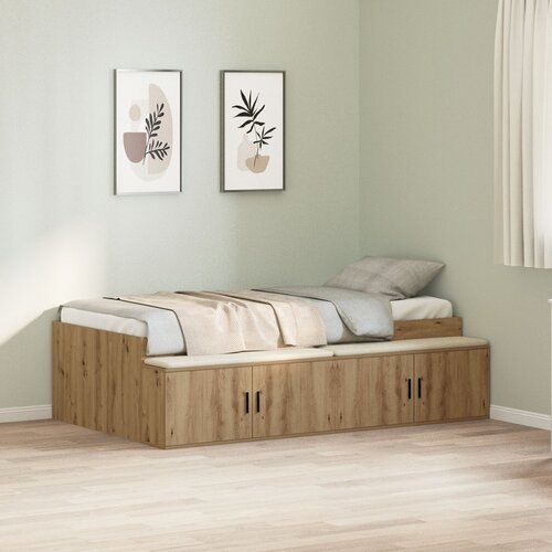 vidaXL okvir postelje Artisan hrast 90x200 cm Cene