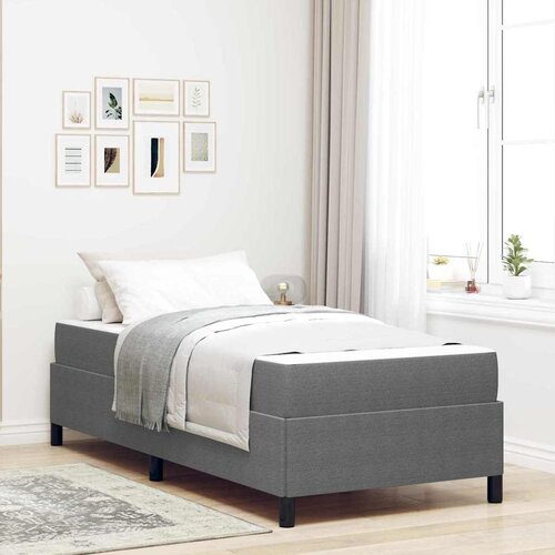  Krevetna konstrukcija Svijetlo siva 80 x 200 cm tkanina Cijene