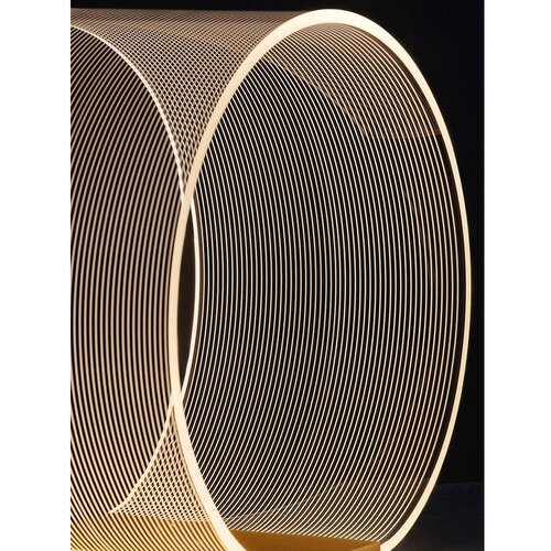 Nova Luce LED stolna lampa aluminijska s mogućnosti zatamnjivanja u zlatnoj boji sa sjenilom od akrilnog stakla (visina 28 cm) Valentin &amp;ndash; Slike