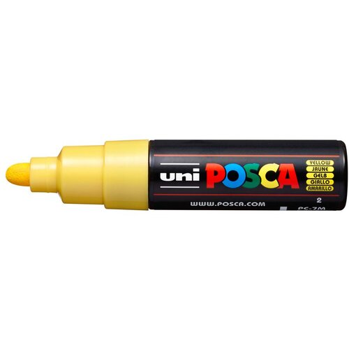 POSCA UNI marker pc-7m žuti Slike