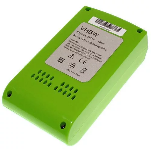 VHBW Baterija za Greenworks 29322 / 29807, 24 V, 2.0 Ah