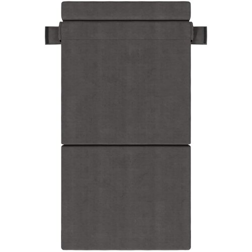 SOFA na razvlačenje Tamnosiva 70 x 80 x 60 cm Tkanina Slike