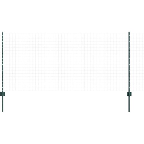  Ugrađeni stup za ogradu 11 pcs Zelena 140 cm Slike