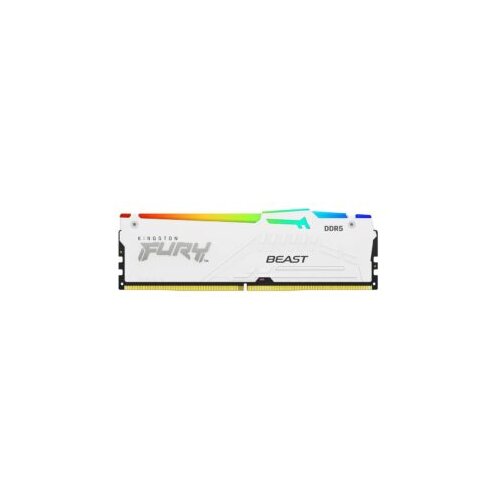 Kingston 16GB 6000MHz DDR5WRGBWhite RGB,Fury Beast (1x16GB),CL30, EXPO,XMP,1RX8, 288-pin 16Gbit Cijene