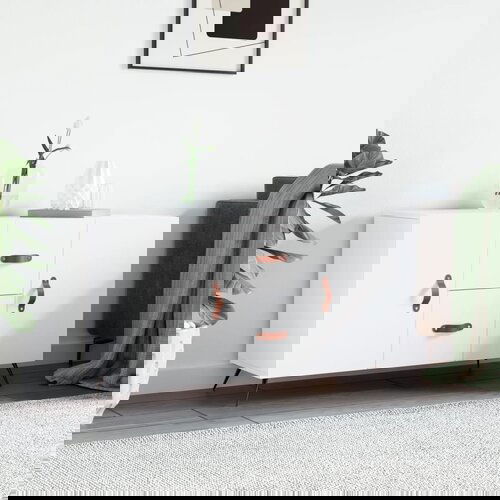 VidaXL Komoda bijela 100x36x60 cm od konstruiranog drva Slike