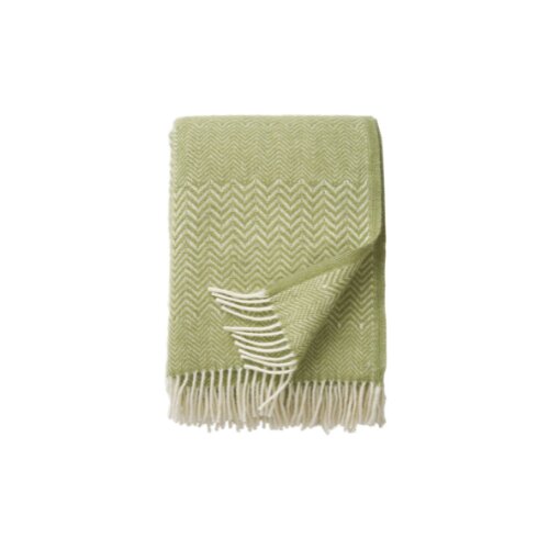 Klippan Pokrivac Zigzag Eco od organske vune leaf green Cene
