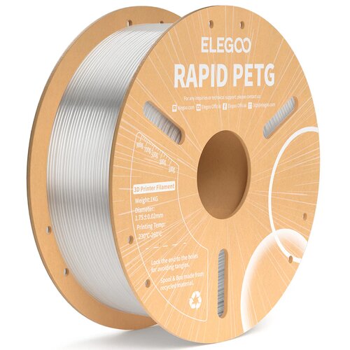 Elegoo RAPID PETG 1KG White 1.75mm Cene
