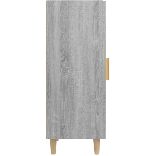  Komoda boja hrasta sonome 34,5x34x90 cm od konstruiranog drva Siva Slike