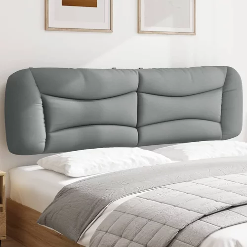 Jastuk za uzglavlje svjetlosivi 180 cm od tkanine