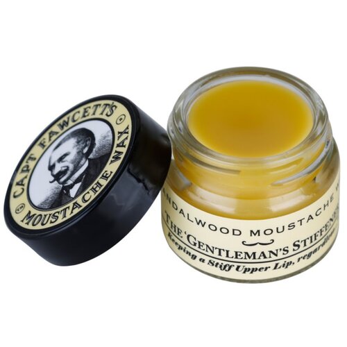 Captain Fawcett Moustache Wax The Gentleman&amp;#039;s Stiffener vosek za brke Sandalwood 15 ml Slike