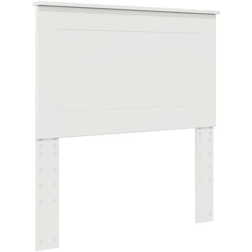 vidaXL Vzglavje z vzglavjem Sijajno belo 80 cm Konstruiran les, (5000109852) Cene