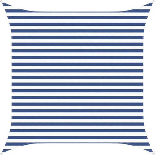 vidaXL Sončno platno Modra in bela 3 x 3 m 100% poliester Oxford, (5000241221) Cene