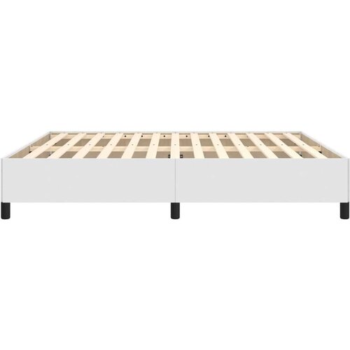  Okvir Za krevet bijela 180x200 cm od umjetne kože Slike