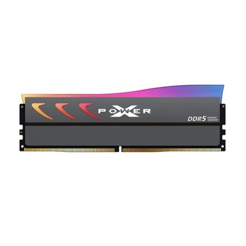 SiliconPower SP016GXLWU60CFSK DDR5 16GB 6000MT/s [xpower storm] rgb gaming, CL36 1.35V udimm, gray, XMP3.0 & expo, w/rgb heatsink Cene