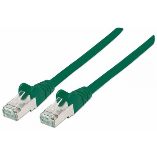 Intellinet 735223 RJ45 omrežni kabel\, Patch kabel CAT 6 S/FTP 0.50 m zelena pozlačeni konektorji 1 kos, (20419312) Cene