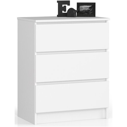 AKORD KOMODA K60 3SZ CLP BELE, (21703233) Slike