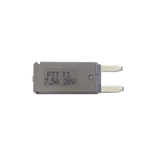  PARTS PTT Circuit Breaker Mini, type 3. Manual Reset, 7,5A C001-102-0062 standardni plosnati osigurač za auto 7.5 A smeđ Slike