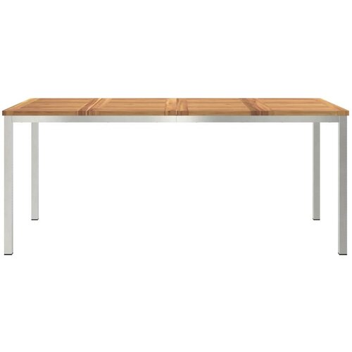  TrpezarijskiStol Smeđa 180 x 90 x 75 cm Čvrsto drvo akacije Slike