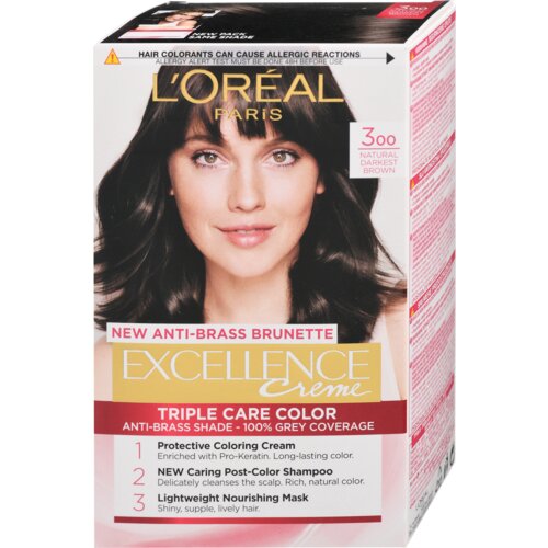 L'OREAL excellence farba za kosu 300 natural darkest brown Cene