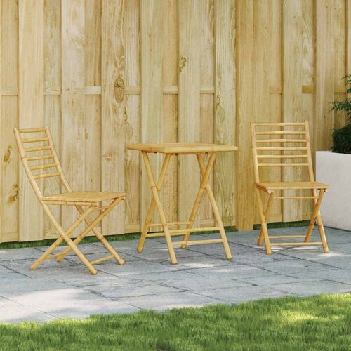  3-dijelni bistro set od bambusa Cijene