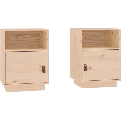 Maison Chic Dvo delni komplet Nočne omarice - Nočne mize 40x34x55 cm trdna borovina, (21687077) Cene