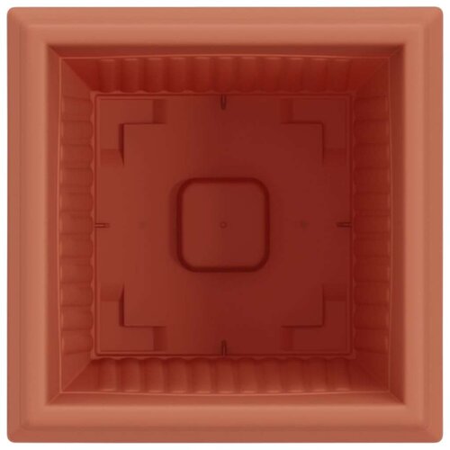  Kvadratna saksija za cvijeće 24 pcs Crvena cigla - Crvena cigla 33 x 33 x 26 cm 24 Slike