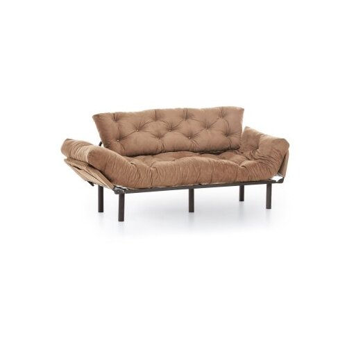 Atelier Del Sofa Sklopiva sofa Nitta 185x85x70cm Svijetlosmeđa Slike