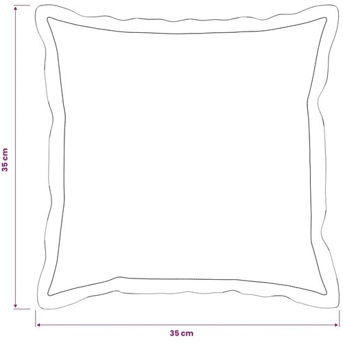  Presvlaka za jastuk 2 kom. HOUTEN Antracit 35 x 35 cm - Dizajn s paspulom Antracit 2 Slike