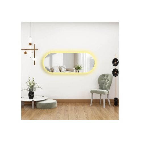 Hanah home ogledalo sa LED osvetljenjem Ledayna-004, 52 x 135 cm, &amp;Scaron;areno Slike