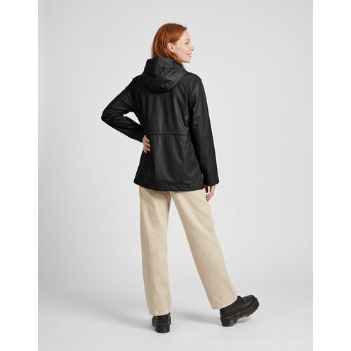 Only Parke ONLEBEN SHINE STRING RAINCOAT Črna Slike
