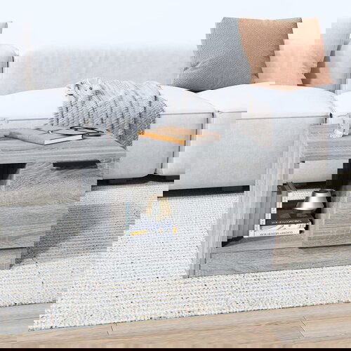 VidaXL stolić za kavu boja hrasta 50x50x36 40 cm konstruirano drvo Slike