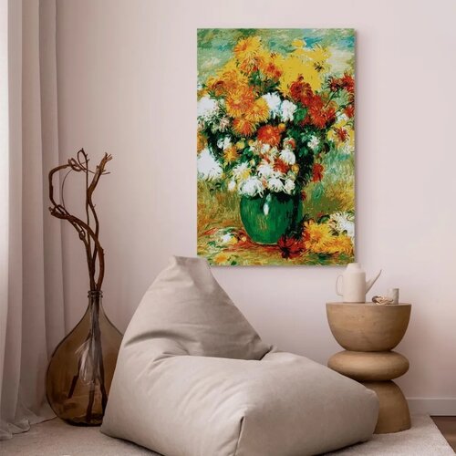  Slika - Pierre-Auguste Renoir – Chrysanthemums 60x90 Na talijanskom platnu Cene