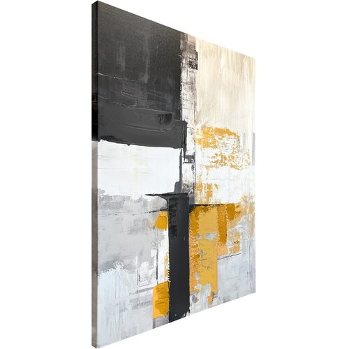 Styler Slika z ročno naslikanimi elementi 70x100 cm Jade &amp;ndash; Slike
