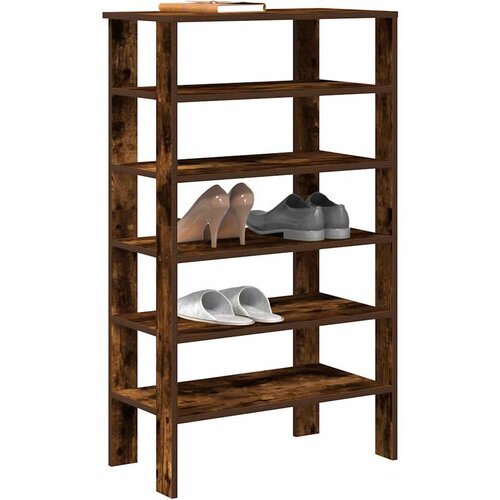 VidaXL Stalak za cipele boja hrasta 61x32x105 cm konstruirano drvo Slike
