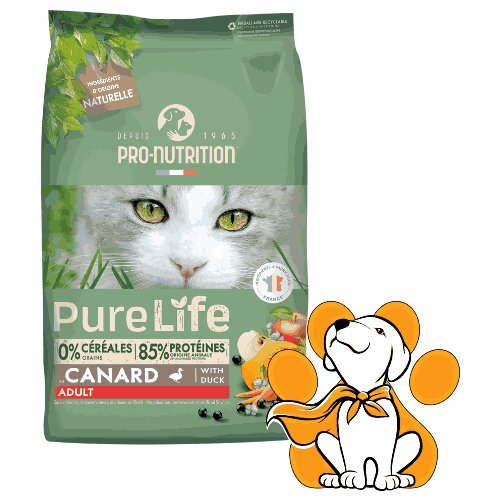 Pro Nutrition Pure Cat Adult Duck 2kg, Granule Sa Pačetinom Za Odrasle Mačke Cene