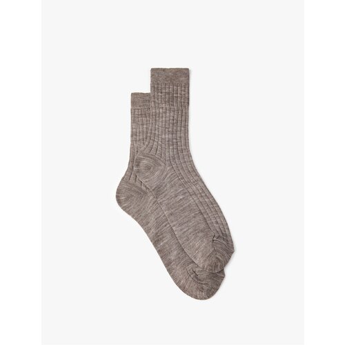 Koton Socket Socks Thick Textured Wool Blend Slike