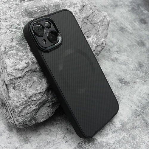 maska carbon magsafe za iphone 14/ crna Slike