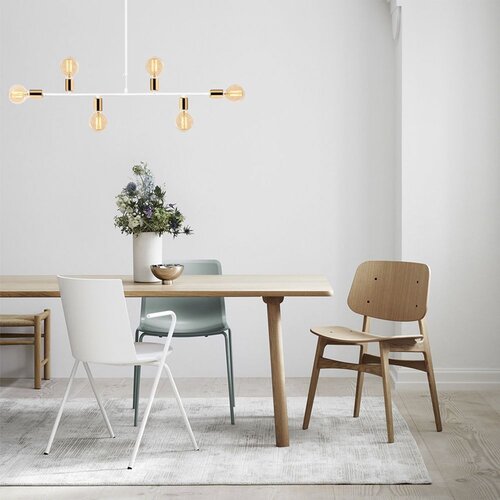 Opviq Truva - N-696 White Chandelier Slike