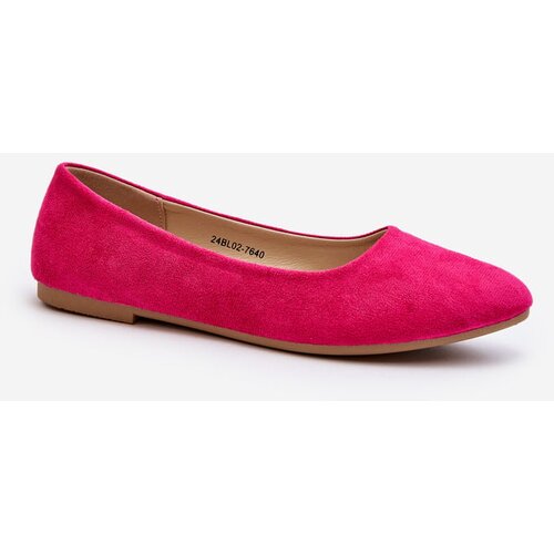 Kesi Women&amp;#039;s suede ballerinas Fuchsia Kommia Slike