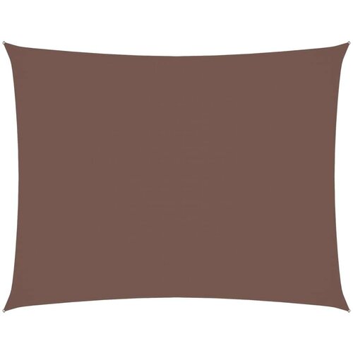vidaXL Senčno jadro oksford blago pravokotno 2x3,5 m rjavo, (20965502) Cene