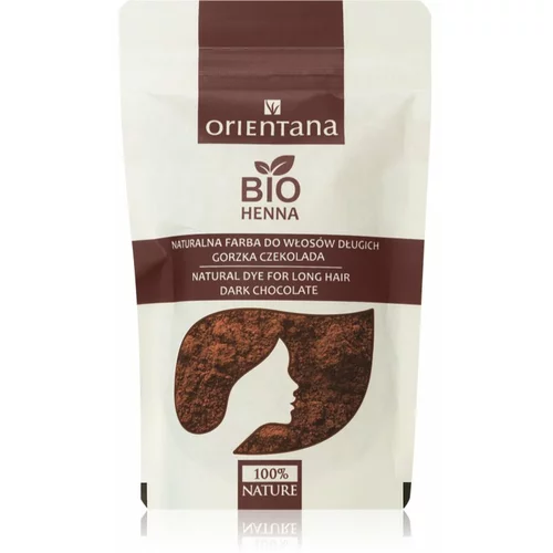 Orientana Bio Henna Natural Dye trajna boja za kosu nijansa Dark Brown 100 g