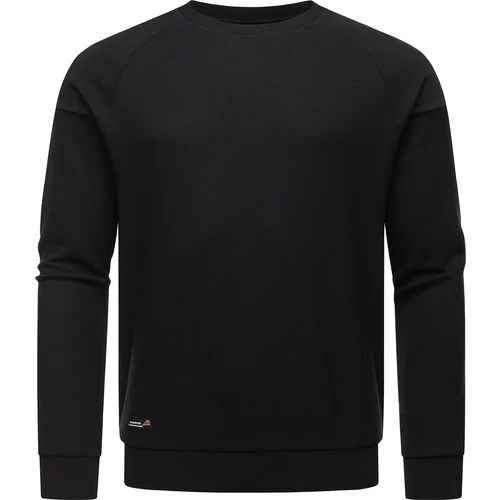 Ragwear Sweater majica 'Doren' crna