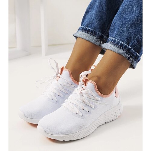 D/CEO White and pink sport shoes from Lenna Cene