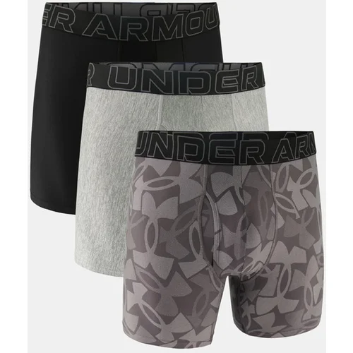 Under Armour M UA Perf Tech Nov 6in Oprijete boksarice 3 Piece Siva