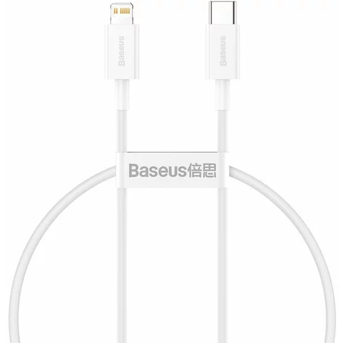 Baseus Superior Series Cable USB-C to Lightning, 20W, PD, 0,25m (bel), (20627878)