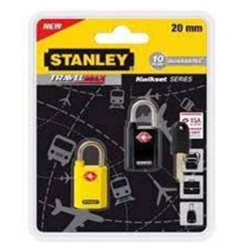 Stanley Set 2 katanca za torbe, 20mm, Crno-žuti Cene