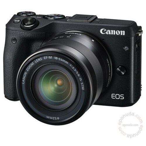 Canon EOS M3 + M18-55S black digitalni fotoaparat Slike