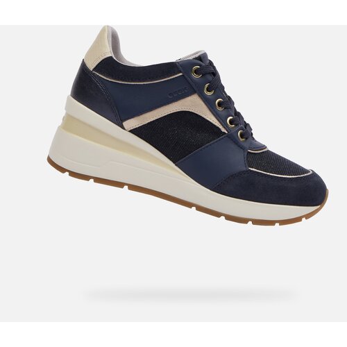 Geox Dark blue women's sneakers Zosma - Women's Cene