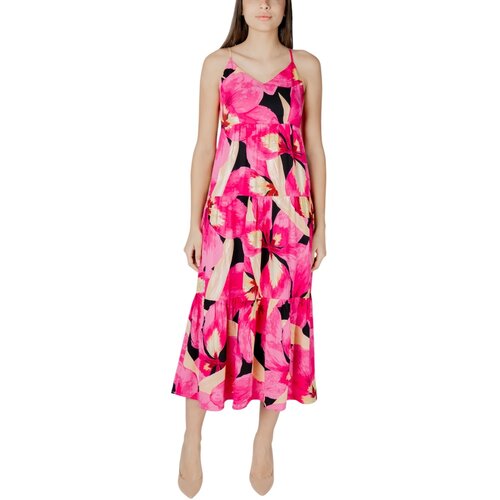Only ONLALMA LIFE VIS STRAP LONG DRESS AOP 15256836 Ružičasta Slike