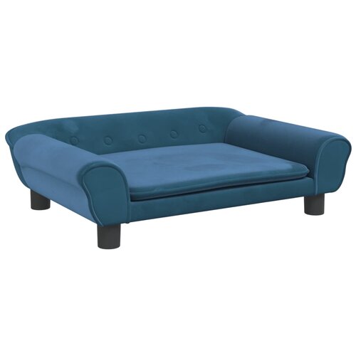 Maison Chic Otroški kavč - Otroški divan - Otroški sedež moder 70x45x26 cm žamet, (21729604) Cene